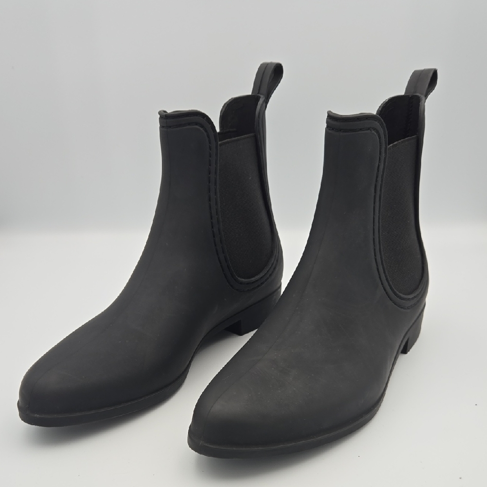 Jeffrey Campbell Havana Last Chelsea Boots – Black Leather – Women’s 9